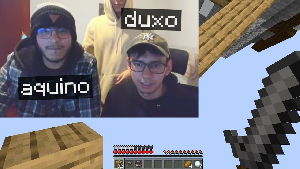 UNO TECLADO y OTRO MOUSE en MINECRAFT