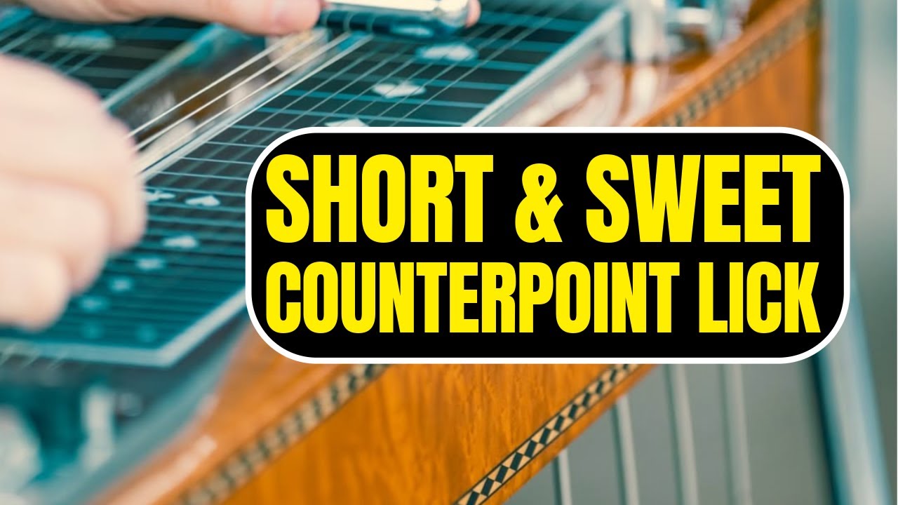 Easy CounterPoint Lick | Pedal Steel Guitar Lesson