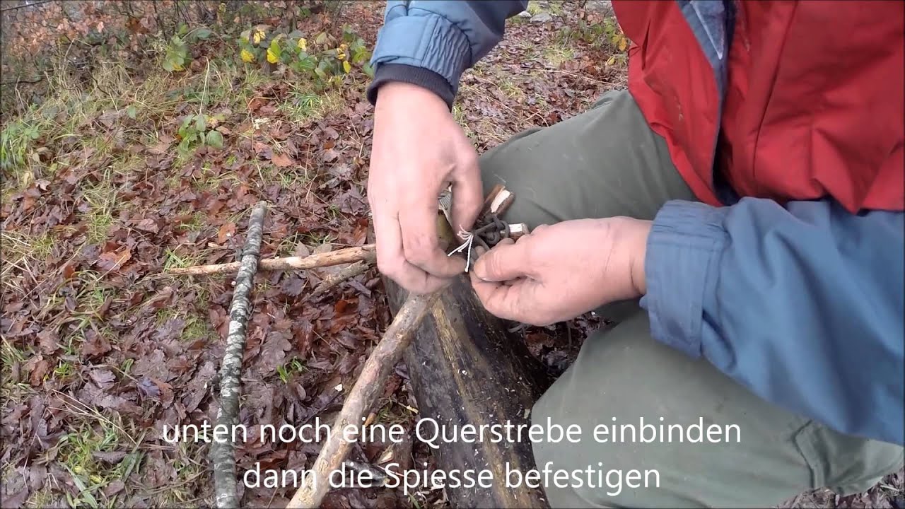 Survival Kurse  Fallenbau  Falle  fängt und tötet gleichzeitig