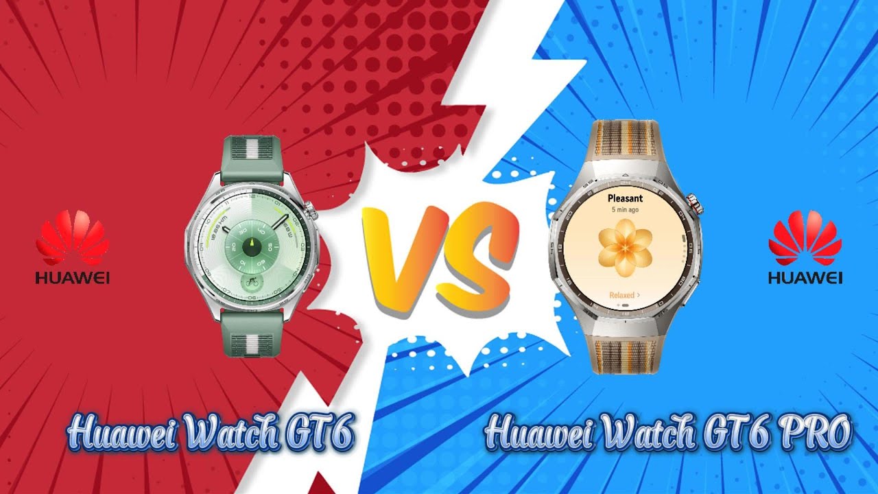 Huawei Watch GT6 vs Huawei Watch GT6 PRO - Full Specs Comparison!