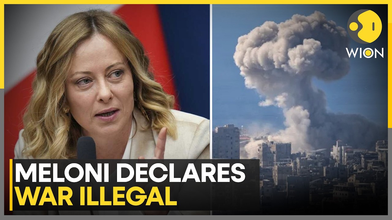 US-Israel in War with Iran: Meloni Reaffirms Italy's Non-Participation in War | WION NEWS