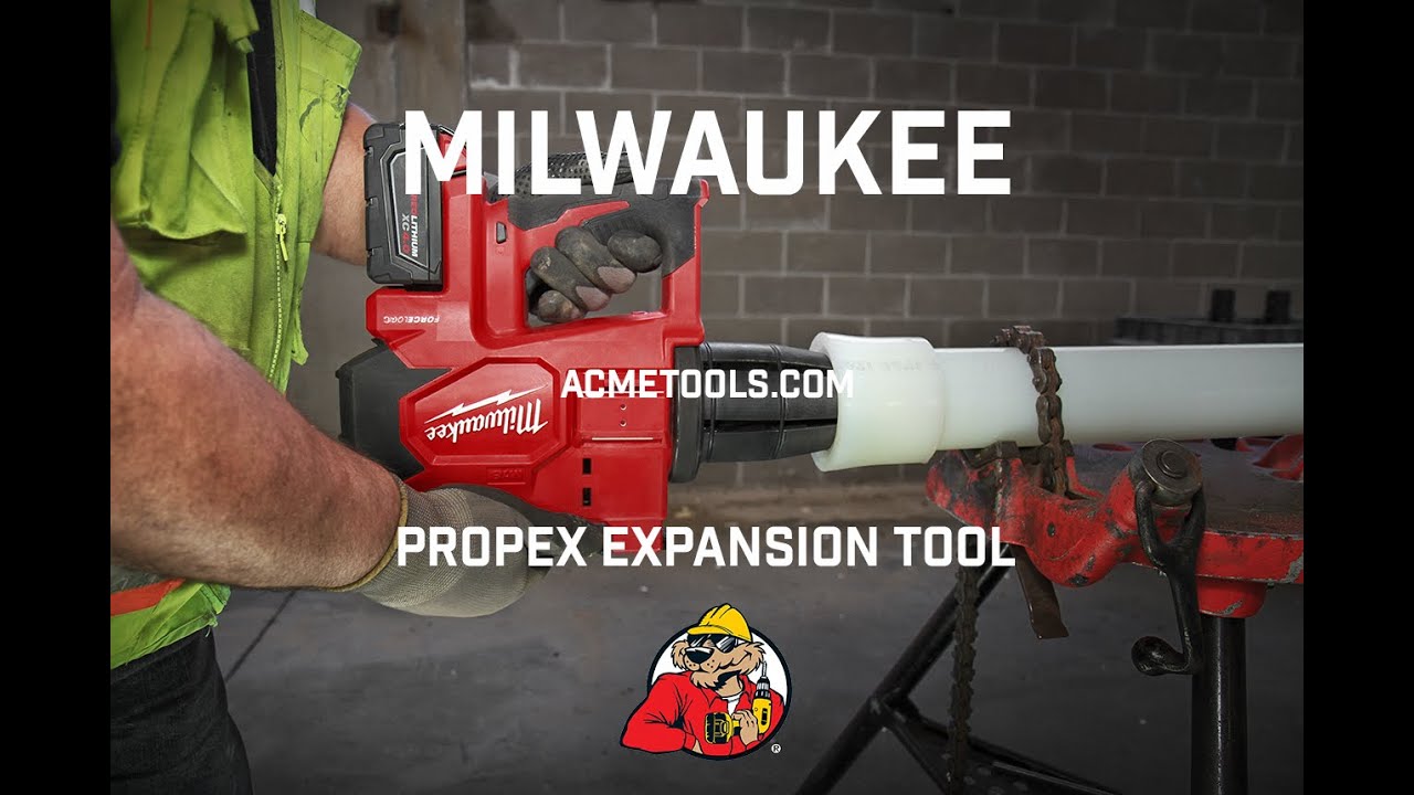 Milwaukee- THE MOST CONSISTENT WAY TO INSTALL- ProPEX Expansion Tool
