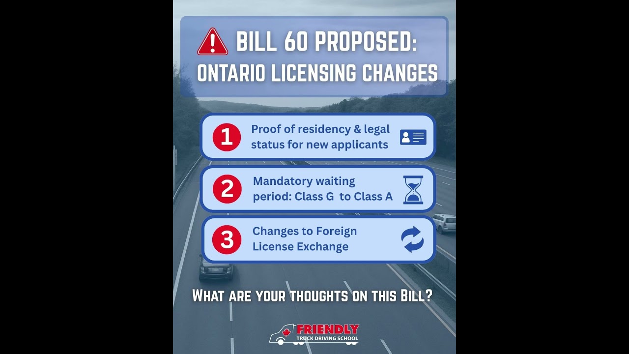 Ontario&rsquo;s Bill 60: Proposed Licensing Changes