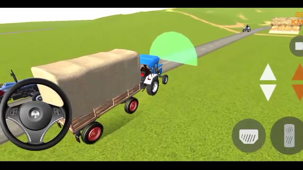 Big Trolley Tractor 🚜 | Farming Tractor Swaraj 🤩 | Android Gameplay