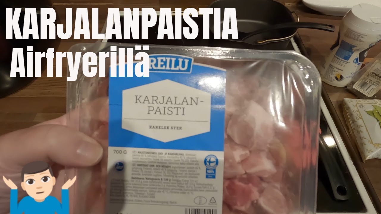 Karjalanpaistia ja Perunalaatikkoa Airfryerillä ?