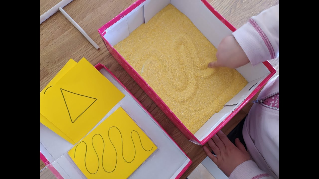 SEGNI SULLA SABBIA, GIOCHI DI PREGRAFISMO, ATTIVITÀ MONTESSORI || MARKS ON THE SAND, MONTESSORI ACTI