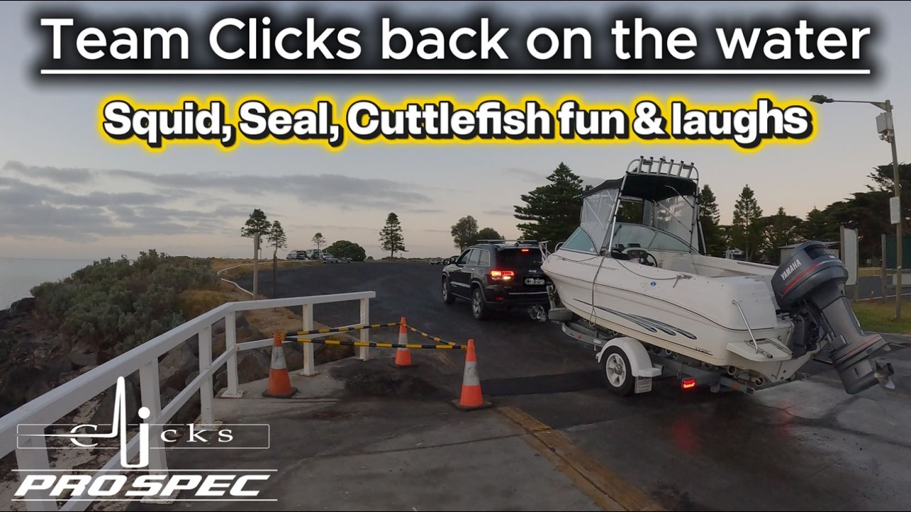 Loaded Up on Inkers! Port Phillip Bay Squid Frenzy! Clicks Team back on the water