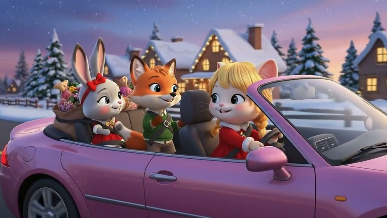 Kitten’s Christmas Shopping Adventure with Fox Nick & Bunny Judy 🎄✨ | Ai Cat Story #nick&rudy