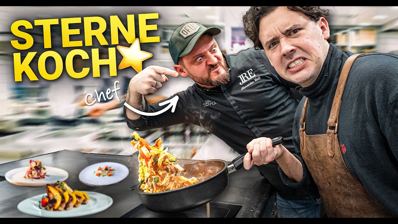 CrispyRob arbeitet 1 Tag als Sternekoch!⭐️👨‍🍳