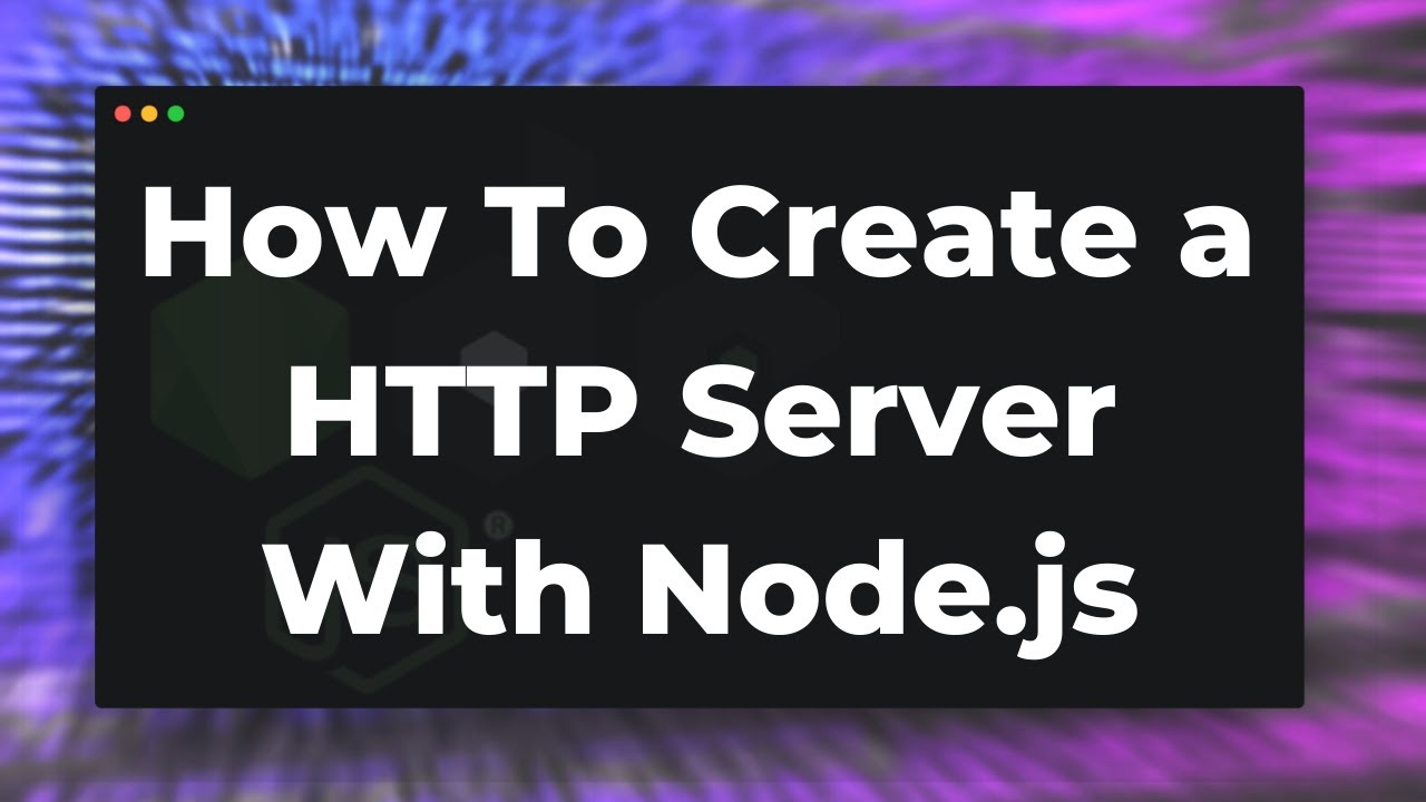 Как создать простой HTTP-сервер с помощью Node.js