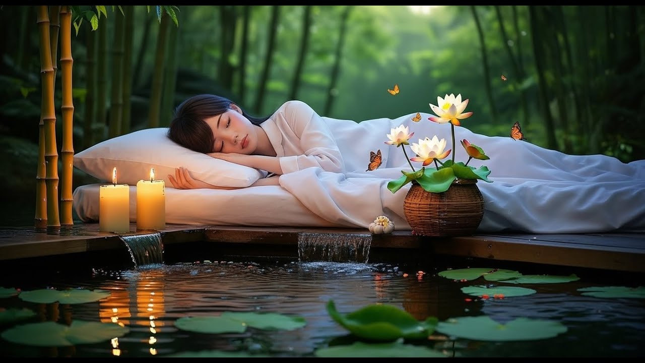 Lotus Dreamscape | Relaxing Sleep Ambience for Stress Relief