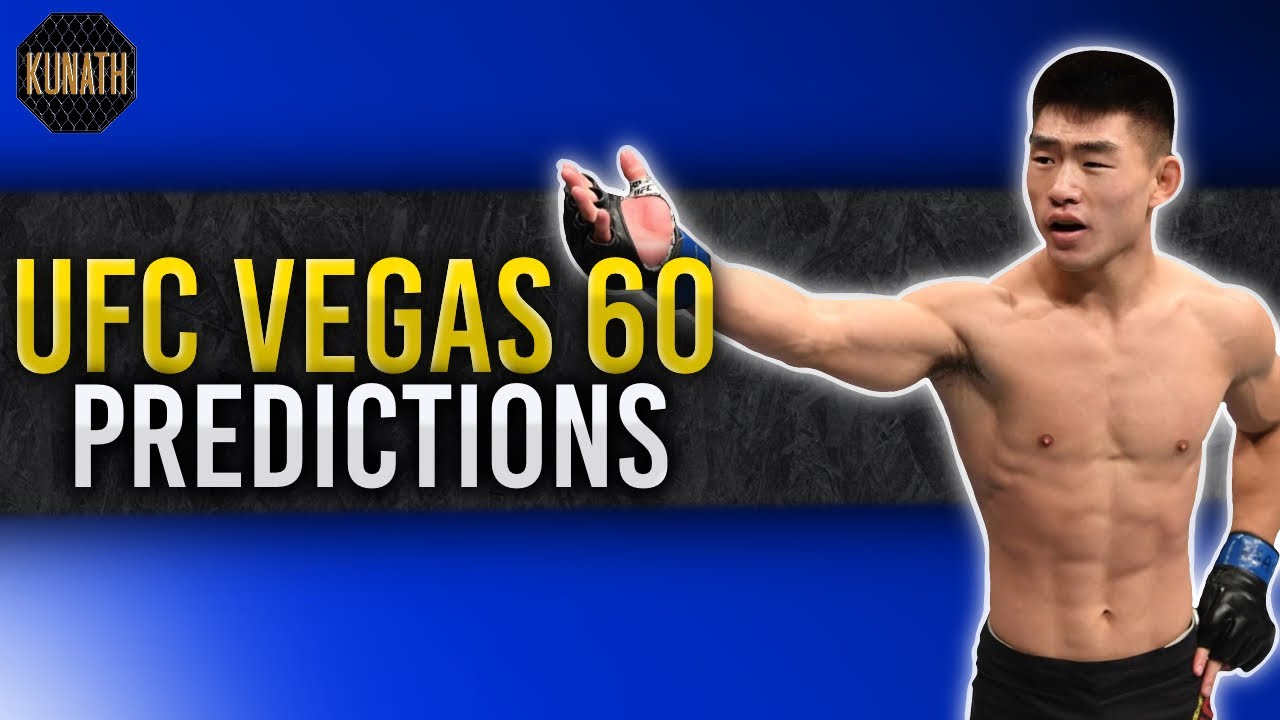 UFC VEGAS 60 PREDICTIONS | DRAFTKINGS UFC PICKS