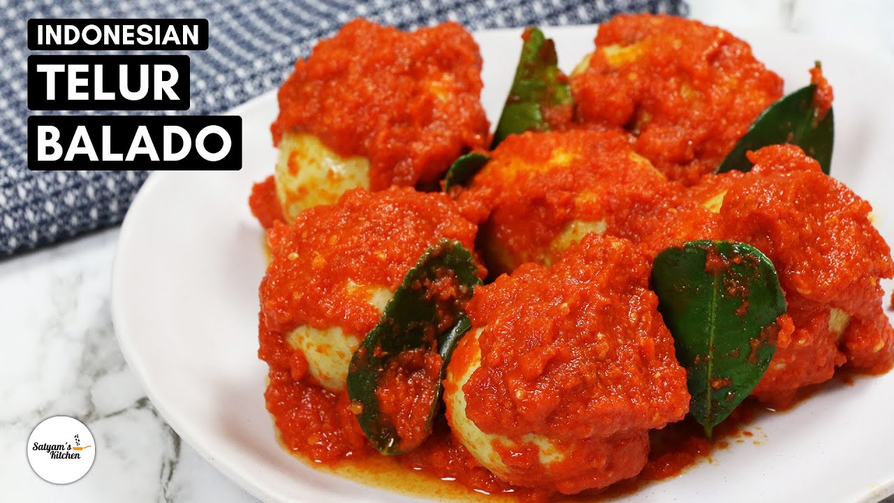Telur Balado | Resep Telur Balado | Balado Telur | Indonesian Spicy Eggs | Telur Balado Recipe
