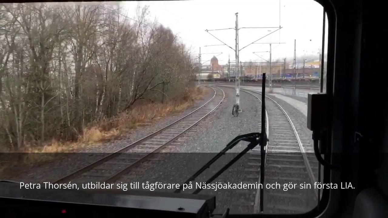 Petra Thors&eacute;n, N&auml;ssj&ouml;akademin, k&ouml;r godst&aring;g p&aring; sin f&ouml;rsta LIA.
