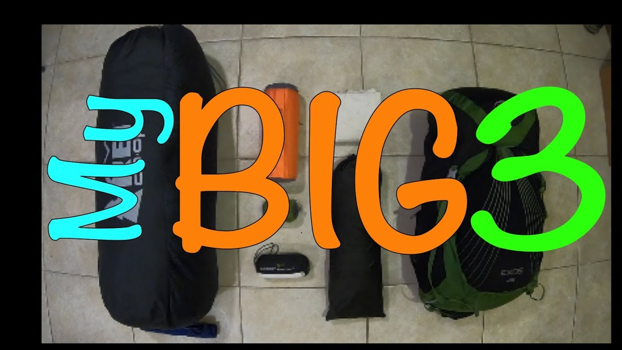 My 2018 A.T. Thru-Hike:  My Big Three
