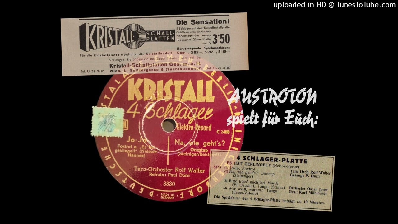 Tanzorch. Rolf Walter, Paul Dorn (voc): Jo-Jo, aus 