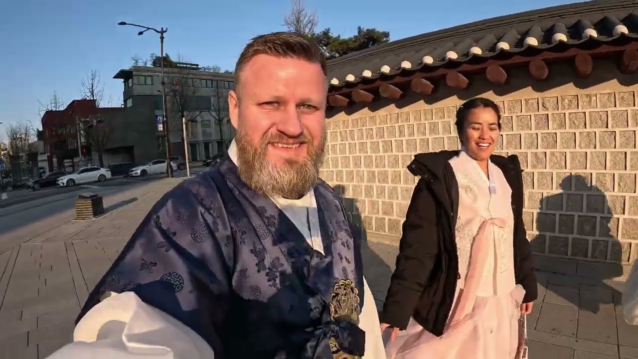Familien Pettersen på tur i Korea