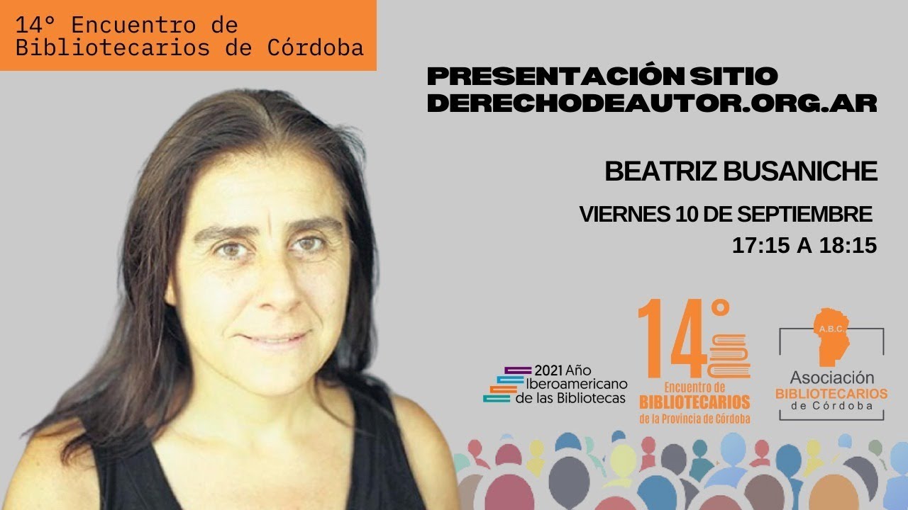 Presentación Sitio derechodeautor.org.ar / Beatriz Busaniche (Argentina)