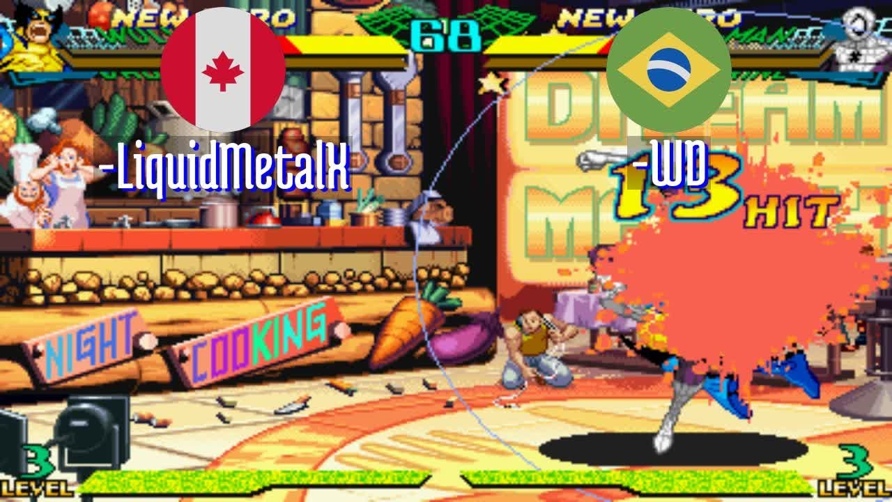 FT5 @mshvsf: -LiquidMetalX (CA) vs -WD (BR) [Marvel Super Heroes vs Street Fighter Fightcade] Jan 21