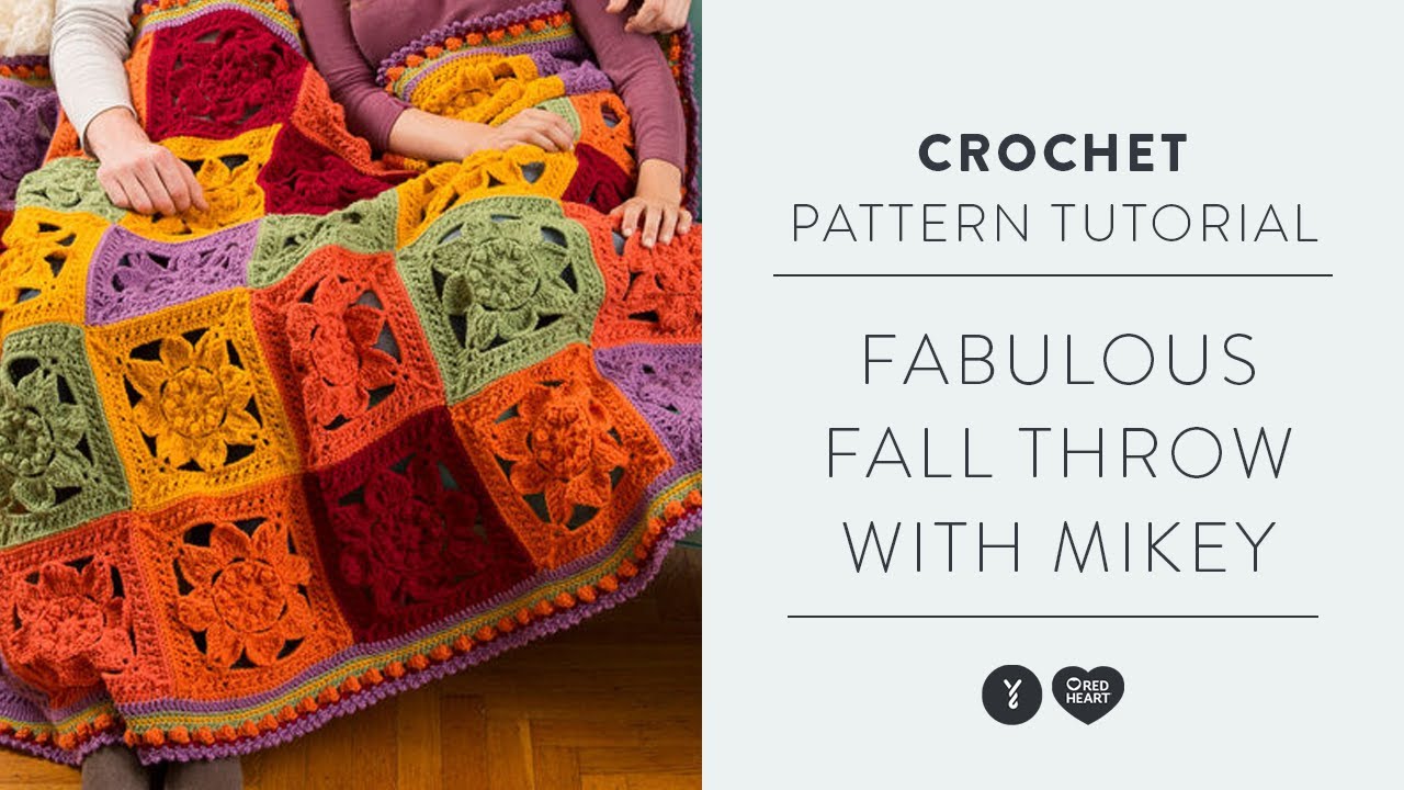 Crochet the Fabulous Fall Throw with the Crochet Crowd