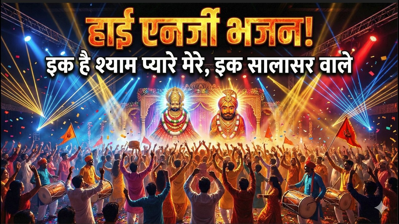 इक है श्याम प्यारे मेरे इक सालासर वाले - High energy Khatu Shyam Bhajan