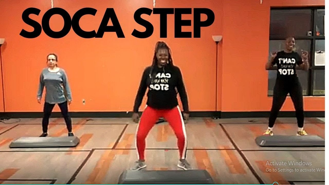 Soca Step Workout Live with Guyanese Fit Chick at G Force Fitness