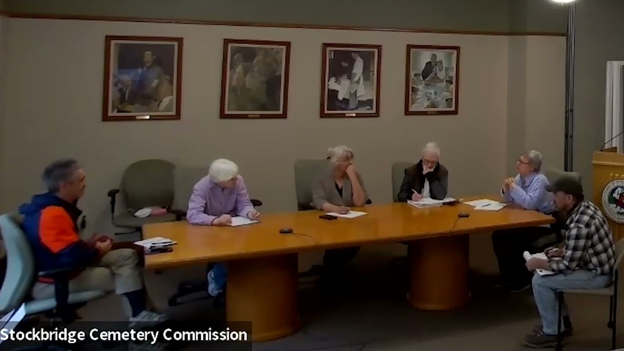 Stockbridge Cemetery Commission Meeting, April 26, 2022