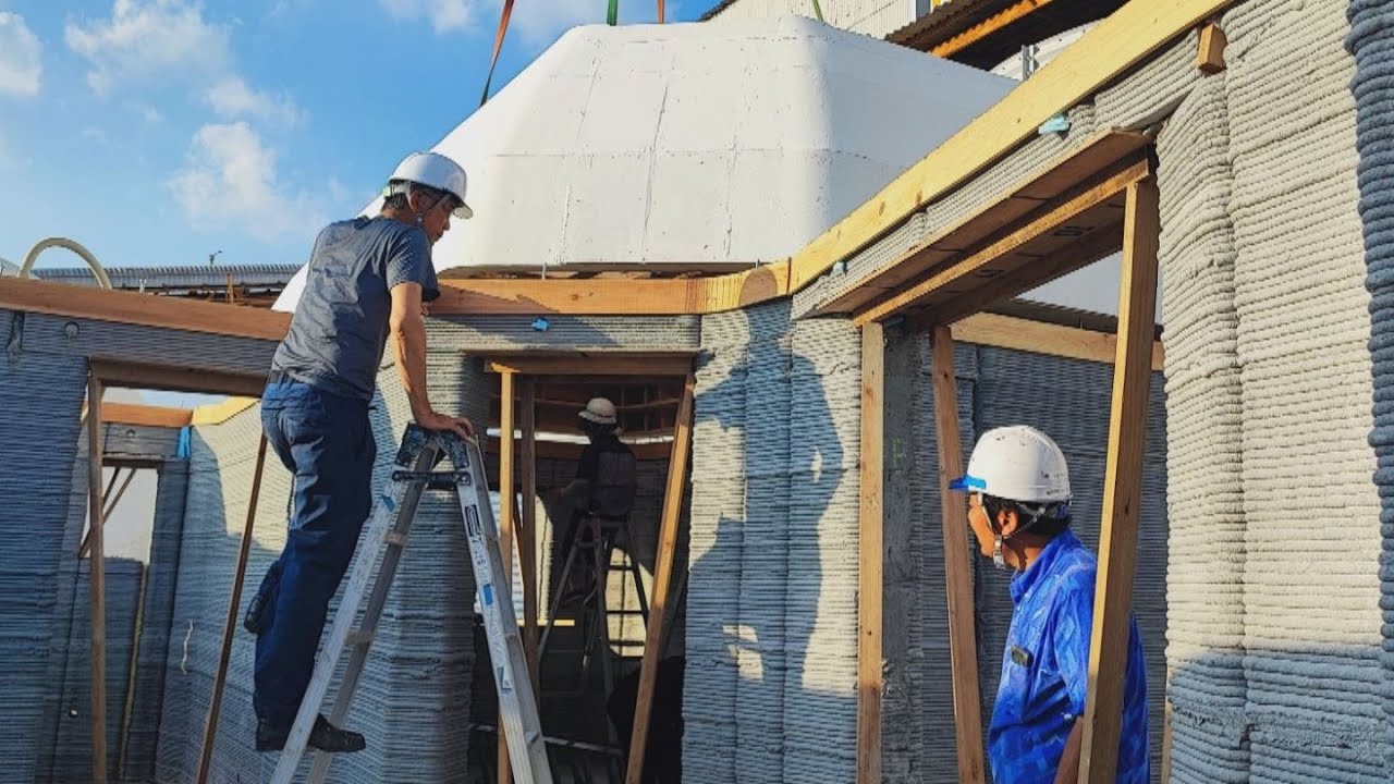 3Dプリンターで作った住宅の値段は550万円　50平方メートルの広さでトイレ・キッチン・風呂付き