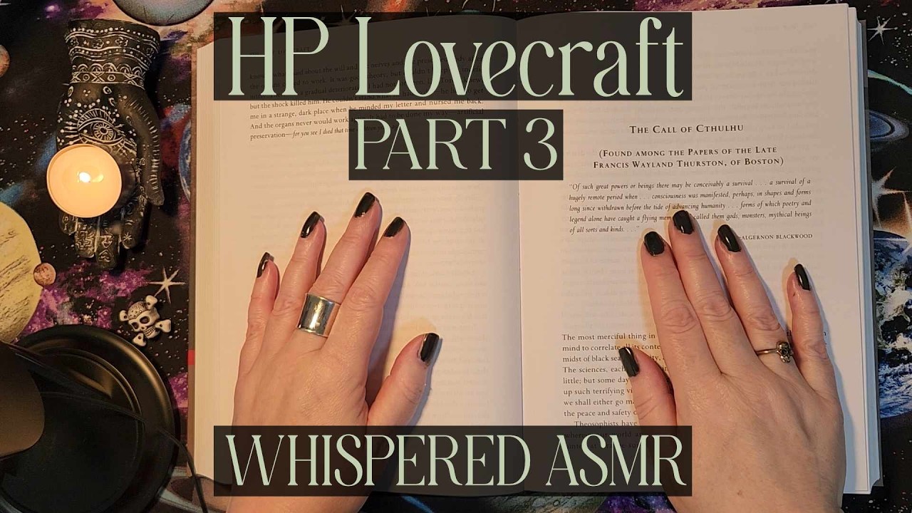 WHISPERED ASMR | HP Lovecraft, The Call of Cthulhu Part 3 | Whispered Reading, Horror, Cthulu Mythos