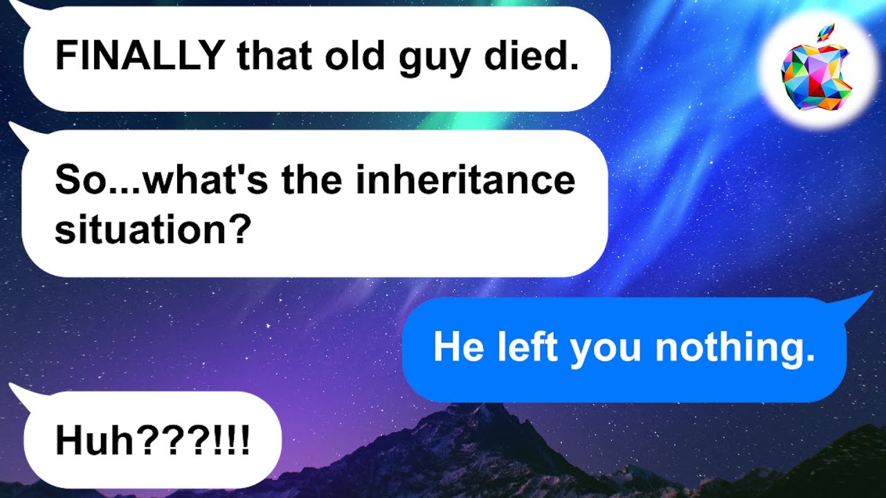 【Apple】FIL is dying and SIL cares more about his inheritence than seeing him.