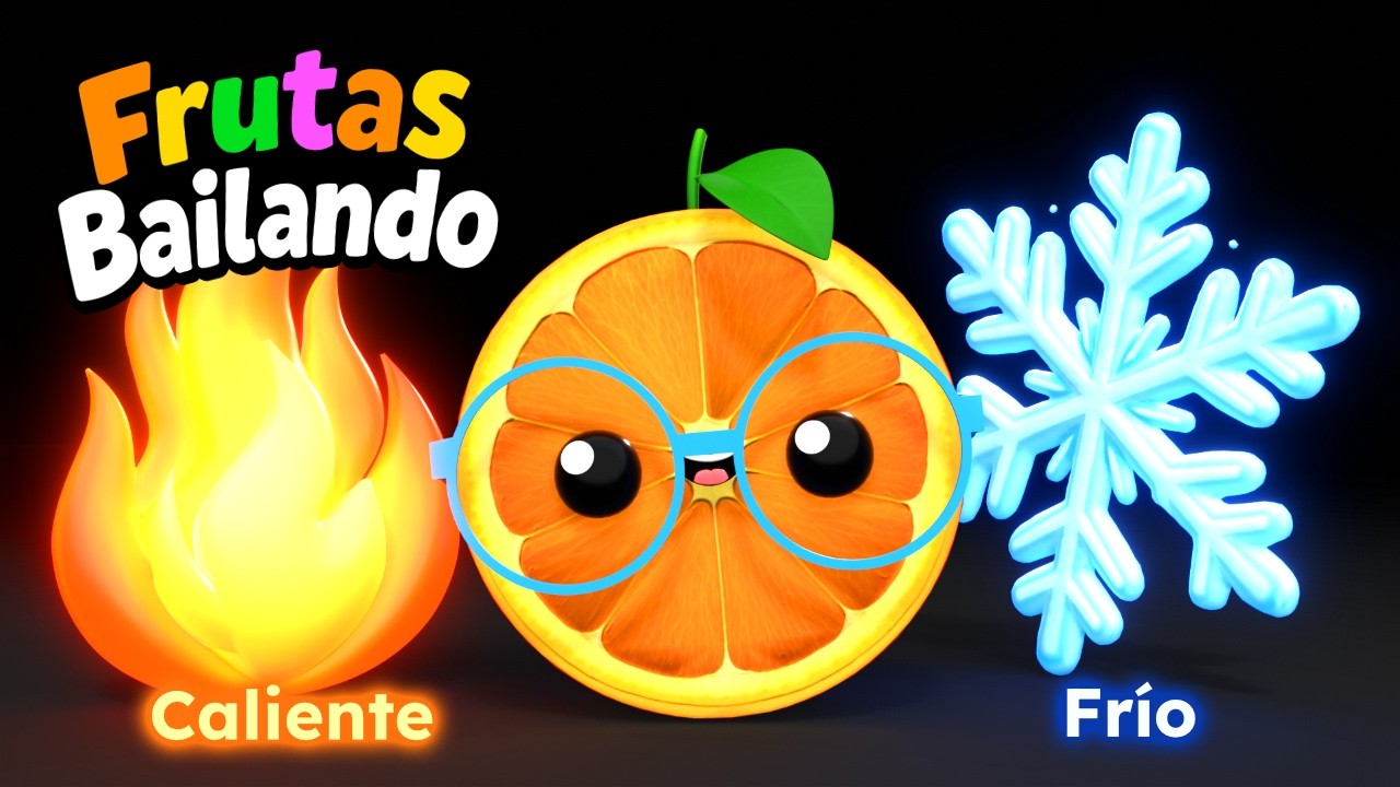 La Cumbia de los Contrarios 💃🍊 &iexcl;Salta, Canta, Vamos a Jugar! - Frutas Bailando