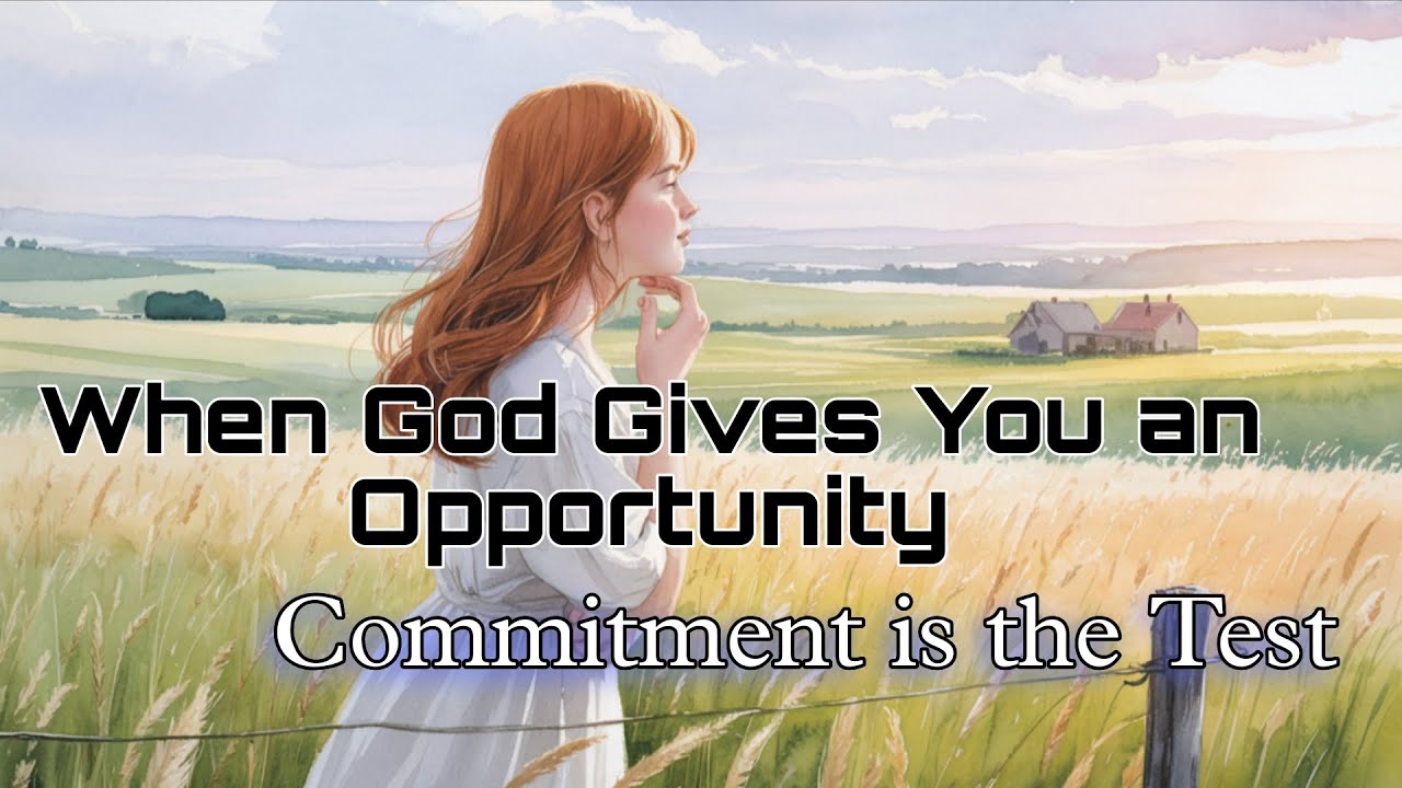 When God gives You an opportunity, Your Commitment is the Tesr