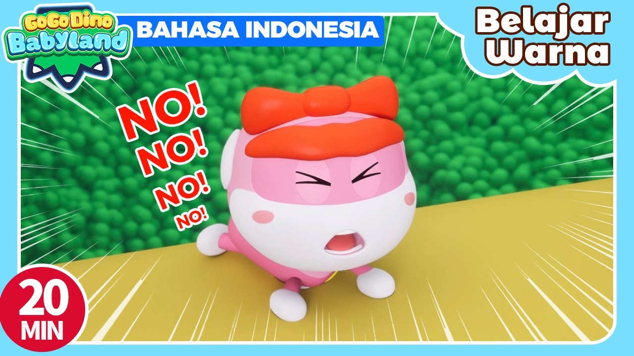 🌈Go Go Dino Bermain Dan Belajar Warna | 20min Kompilasi | Kartun Anak | Dinosaurus | gogodino Bahasa