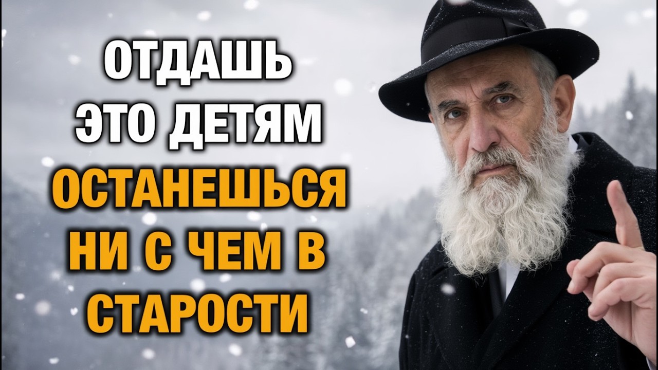 6 вещей, которые НЕЛЬЗЯ отдавать детям — если не хотите остаться ни с чем | Еврейская мудрость
