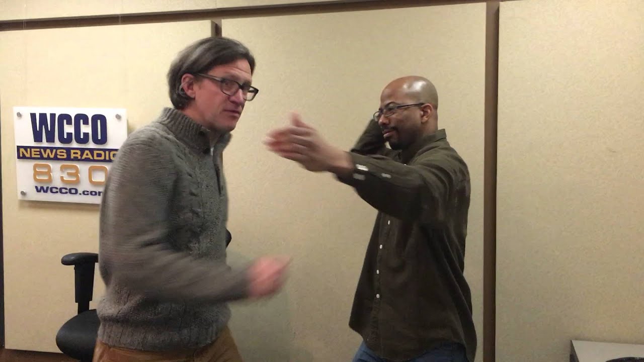 WCCO Radio's John Williams And Jonathan Lowe Dancing At The Office