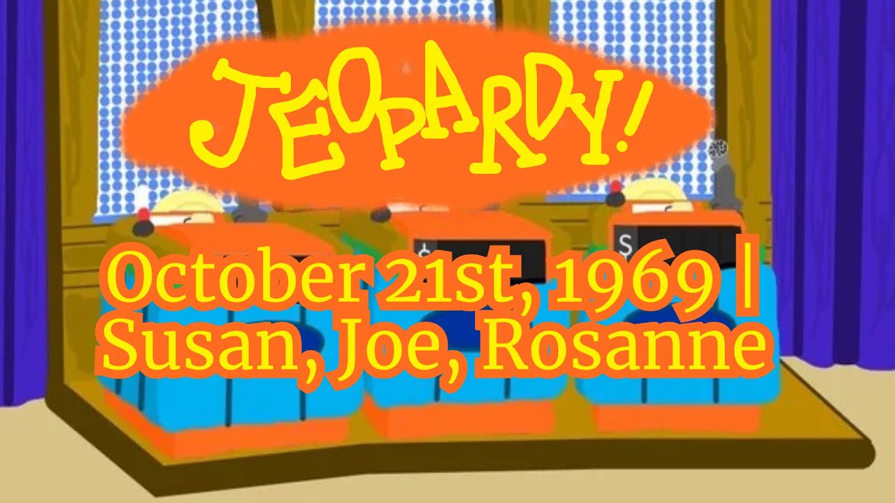 Art Fleming Jeopardy! | Susan, Joe, Rosanne | October 21st, 1969