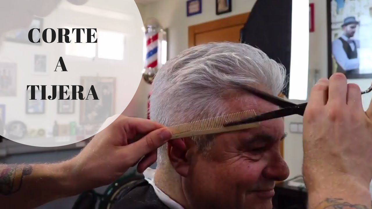 CORTE A TIJERA CLÁSICO: TUTORIAL DE BARBERÍA
