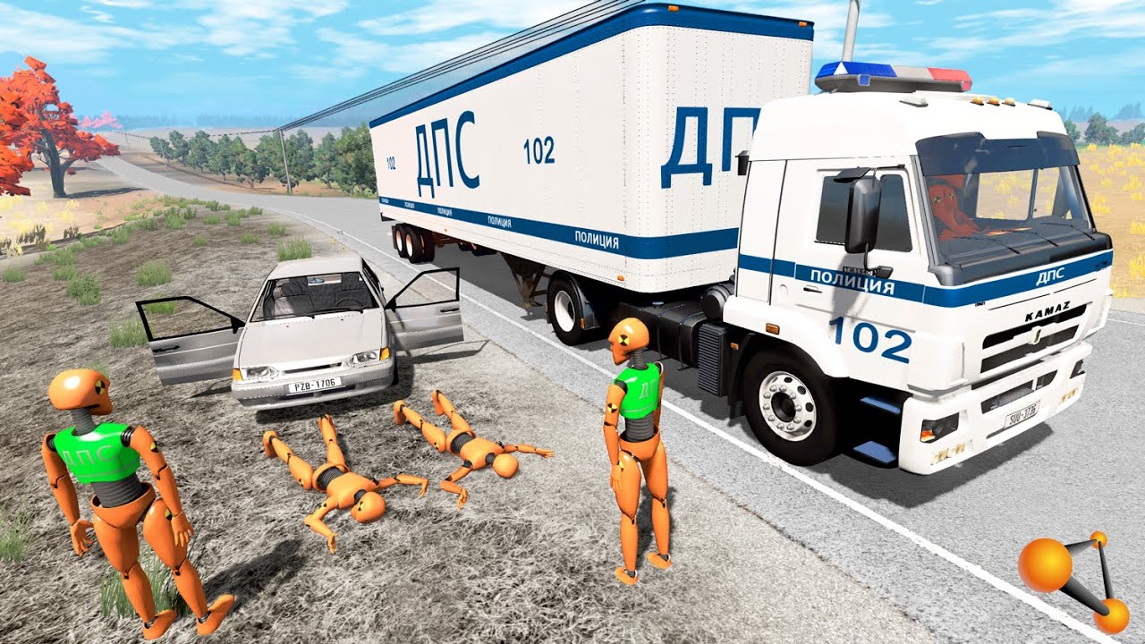ОТ ЭТОГО МОНСТРА НЕ УЙТИ! ПОГОНЯ ФУРЫ ДПС ЗА НАРУШИТЕЛЯМИ | BeamNG.drive