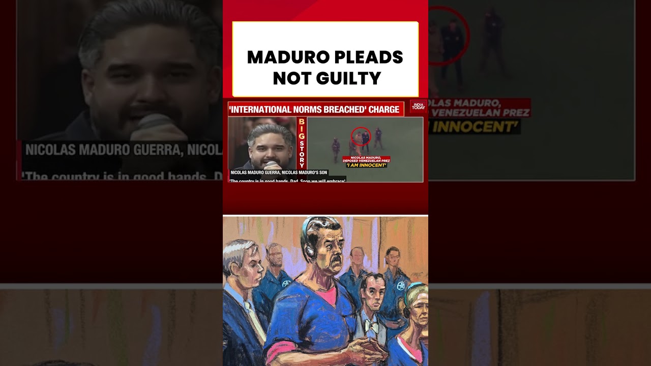#maduro #venezuela #newyorkcourt #worldnews  Nicolas Maduro Pleads Not Guilty in New York Court