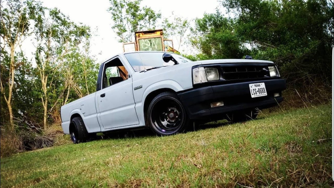 New Shop Truck - Custom Mazda B2200 Stanced Mini Truck