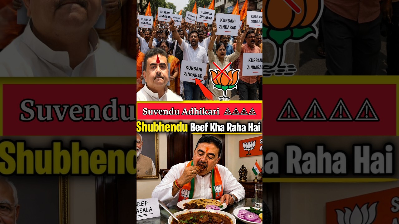 Suvendu Adhikari beef Kaya hai 🚨 #news #westbengal #viralvideo #shorts