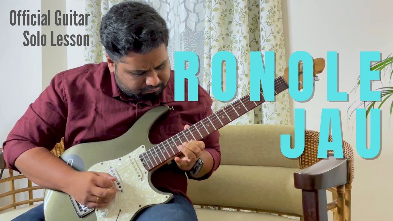 Ronole Jau Guitar Solo | Official Lesson Video by Derrick Correia