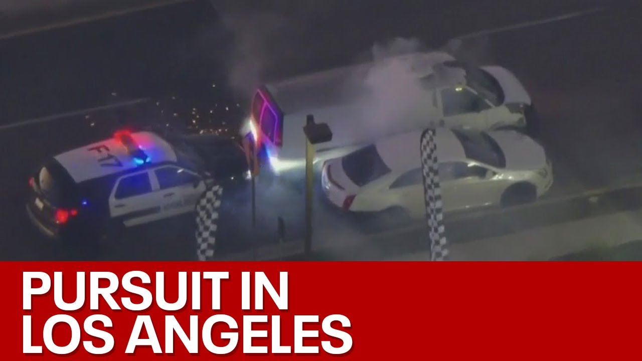 Pursuit involving stolen vehicles in Los Angeles area