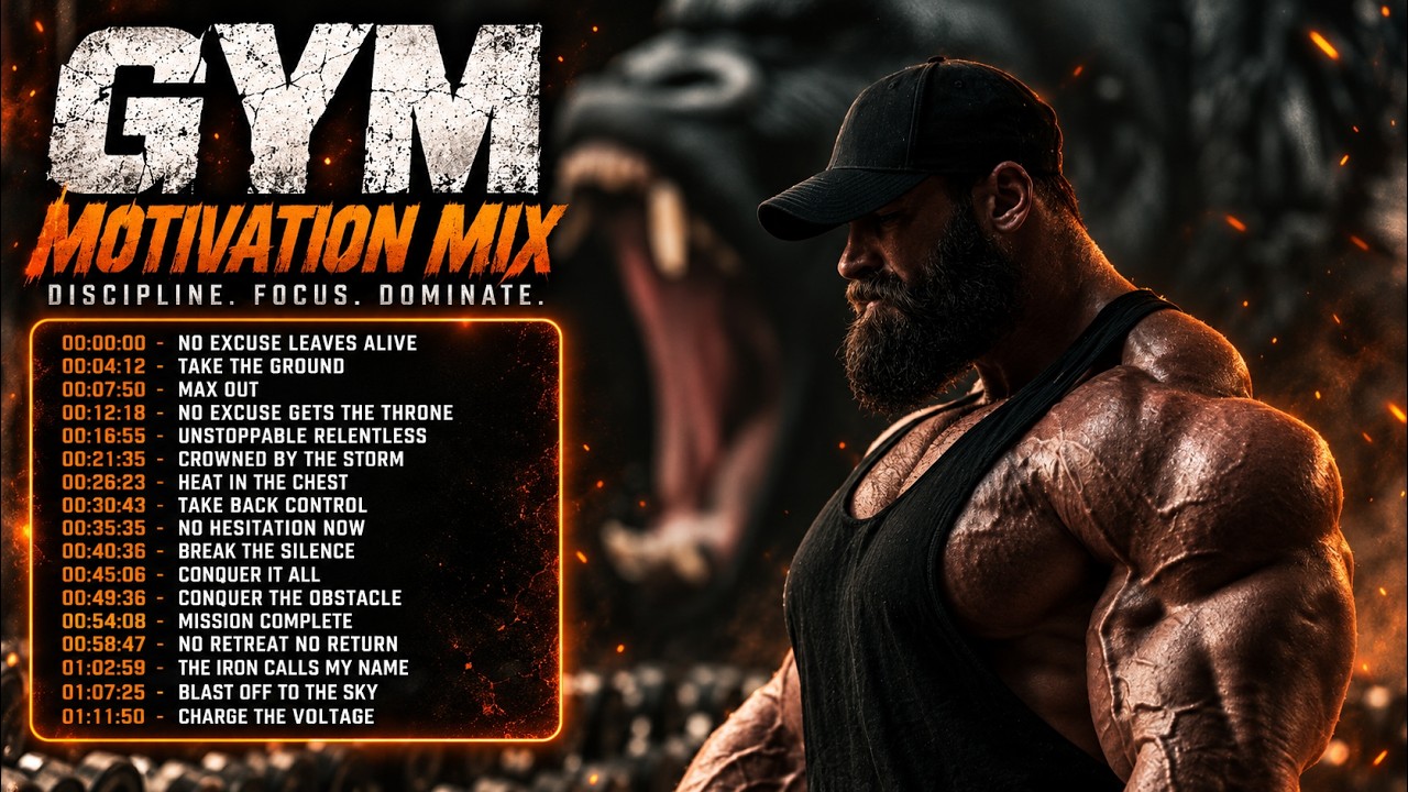 💪🏼 Best Workout Music 2026 | 1 Hour Gym Motivation Mix