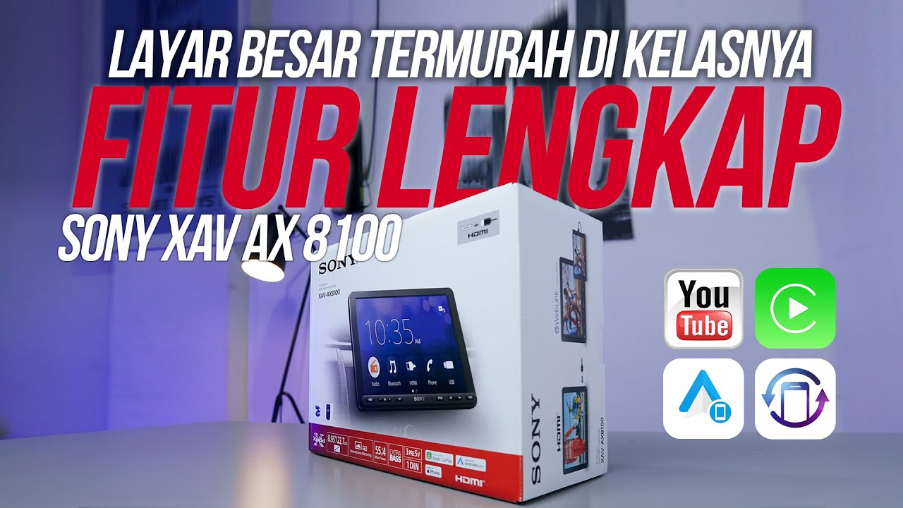 UNBOXING HEADUNIT LAYAR BESAR - SONY XAV-AX8100