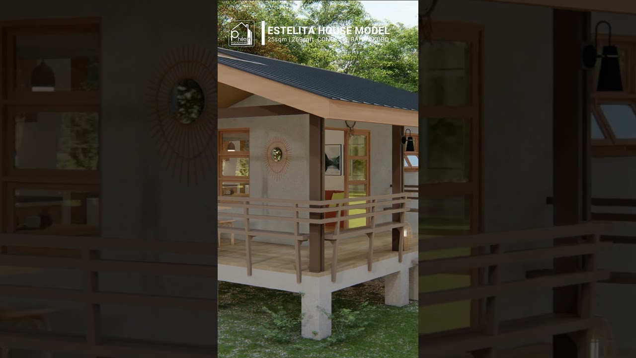 Concrete BAHAY KUBO #home #tropicalhouse #budgethouseideas #bahaykubo #budgethousedesign