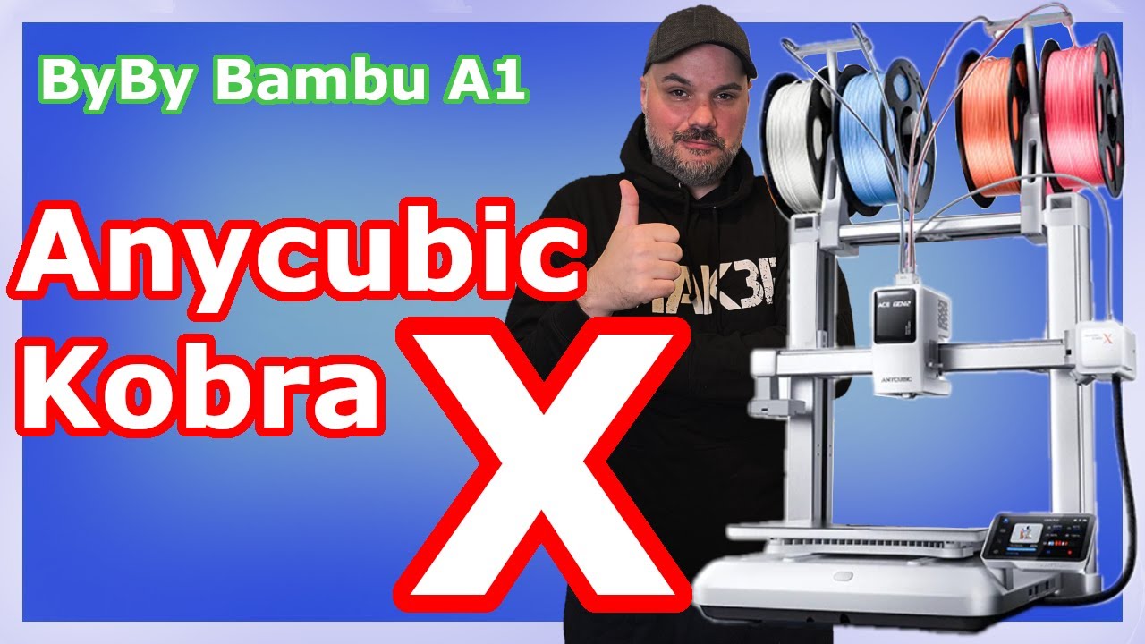 🔥 Anycubic Kobra X Review | ACE-Gen2 Funktion & Multicolour | Ende der Bambulab A-Serie?