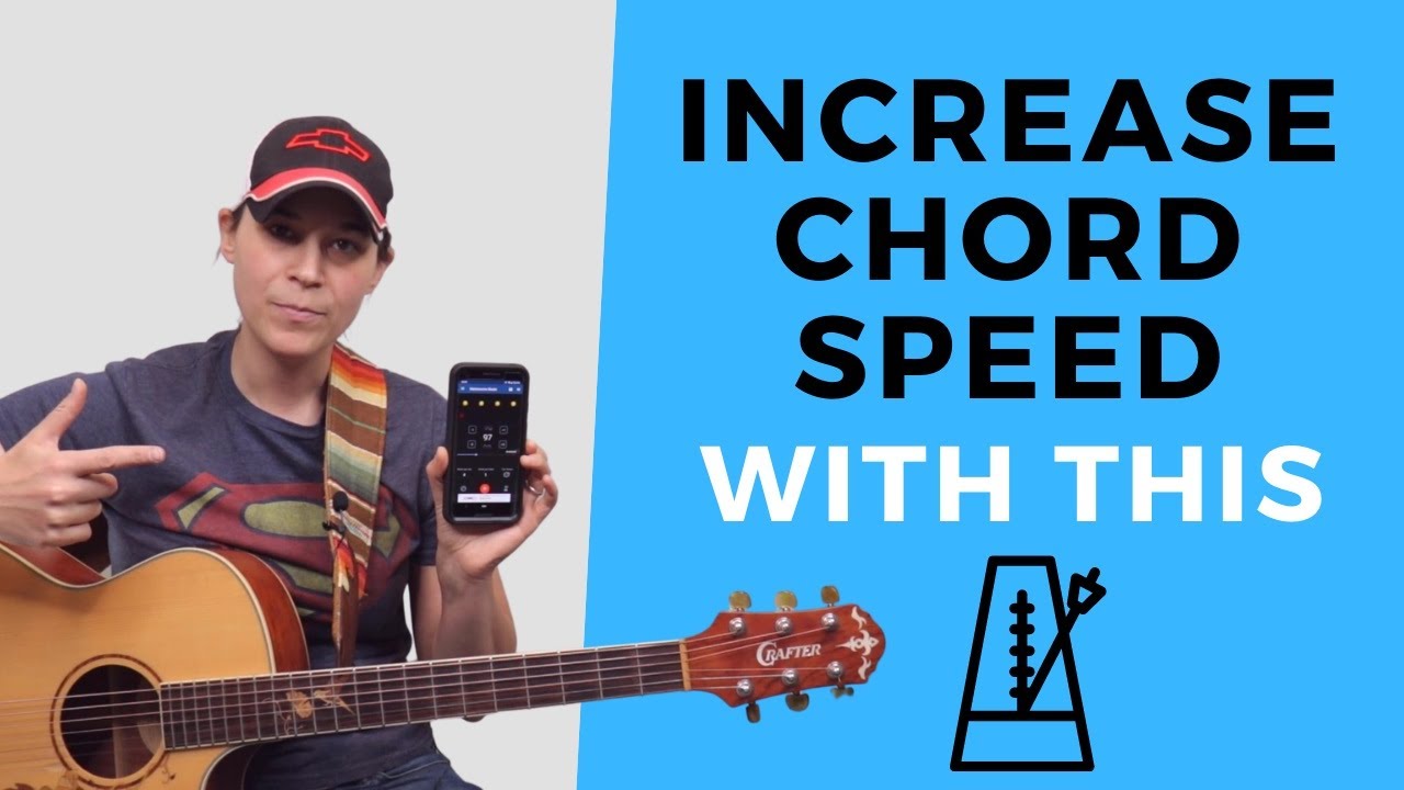 How To Use A Metronome with Guitar & Get FASTER Chord Changes