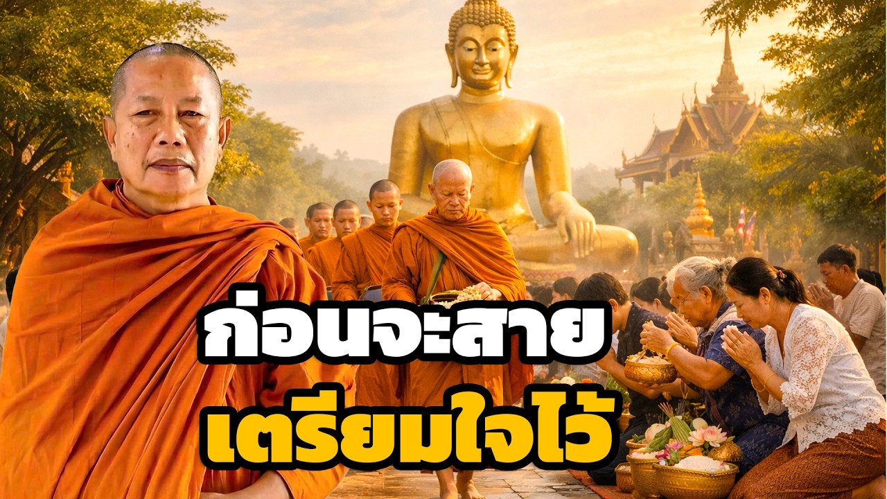 เตรียมใจยามเข้าสู่วัยแก่ชรา  ธรรมะคลายทุกข์ พระมหาบุญช่วย ปัญญาวชิโร 5