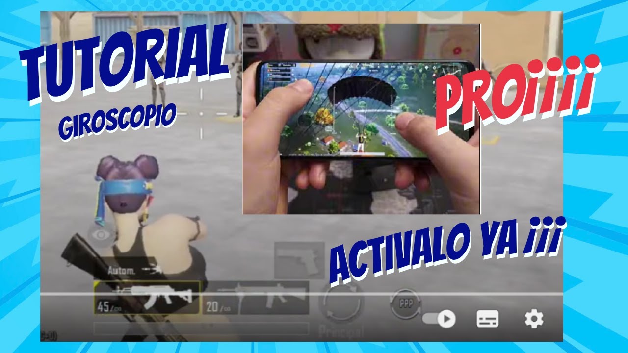 PUBG MOVILE como activar giroscopio